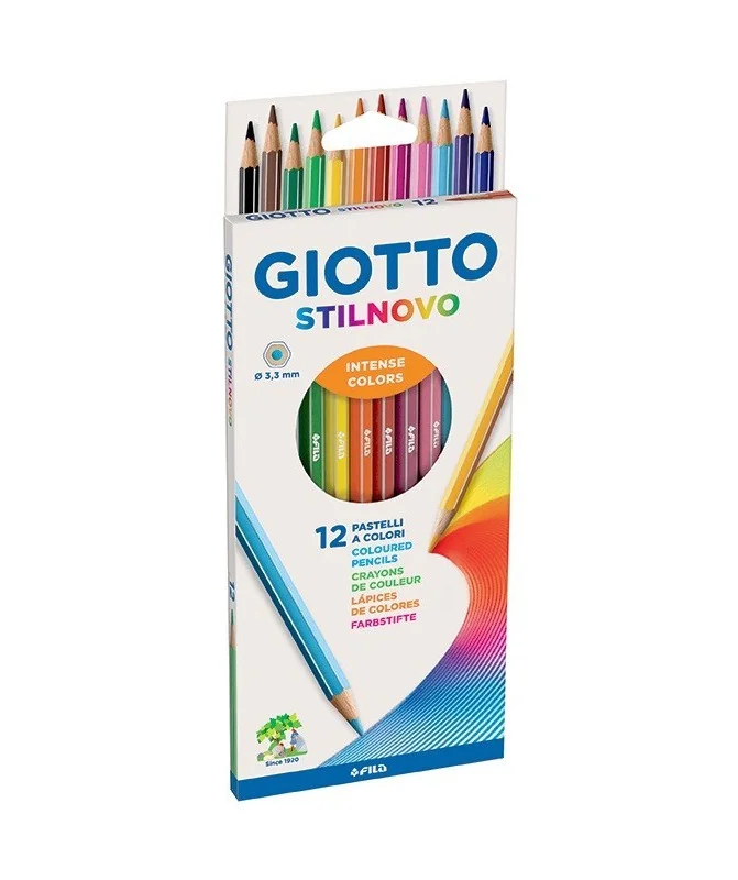 Caixa 12 Lápis de Cor Giotto Stillnovo 256500