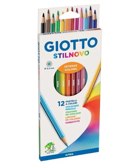 Caixa 12 Lápis de Cor Giotto Stillnovo 256500