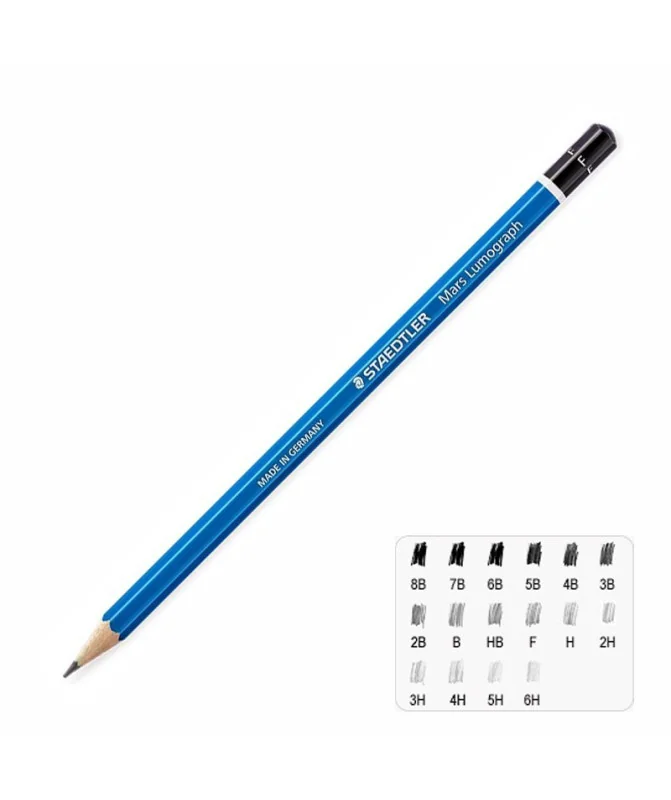 Lápis para Desenho Staedtler Lumograph 100 2B