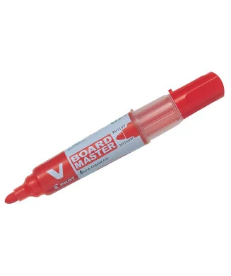 Marcador Pilot V-Board Master Para Quadro Branco Traço 2,3mm Tinta Líquida Vermelho