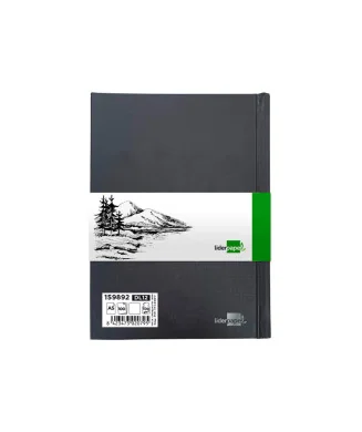 Diario Grafico Caderno Encadernado Liderpapel A5 100fls 100g Preto