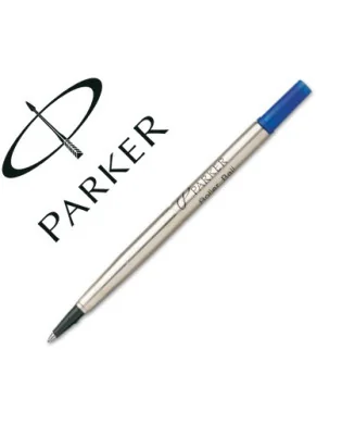 Recarga Roller Ball Parker 0,5mm Fina Azul