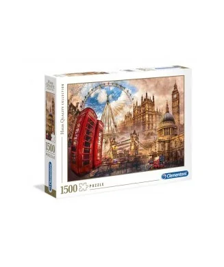 Puzzle Vintage London Clementoni 1500 peças