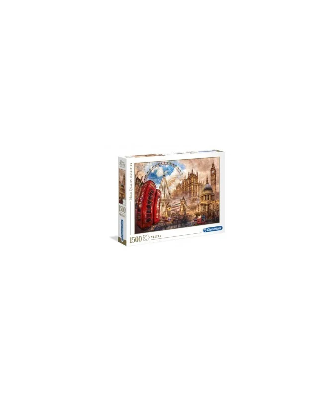 Puzzle Vintage London Clementoni 1500 peças