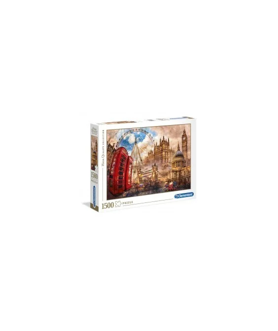 Puzzle Vintage London Clementoni 1500 peças