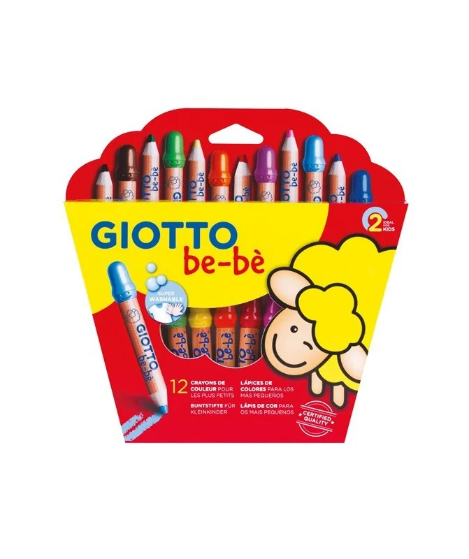 Caixa 12 Super Lápis de Cor Giotto Bebé 469700