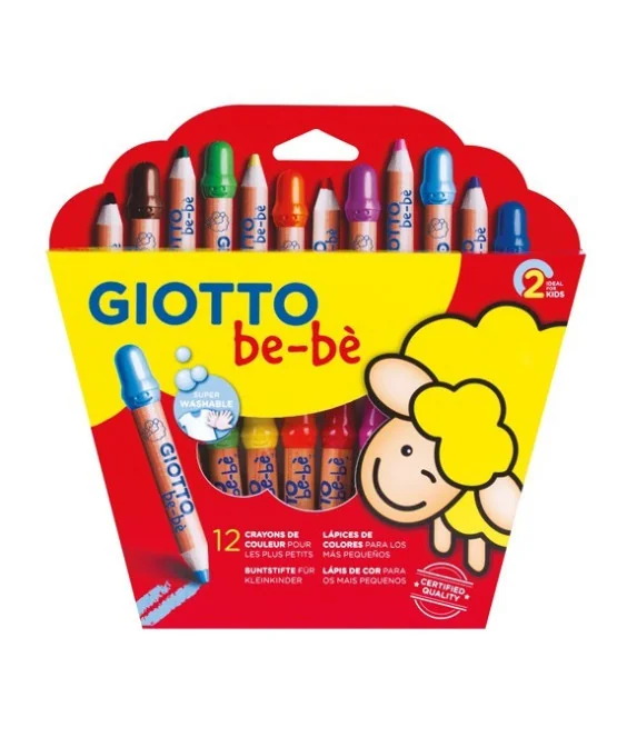 Caixa 12 Super Lápis de Cor Giotto Bebé 469700