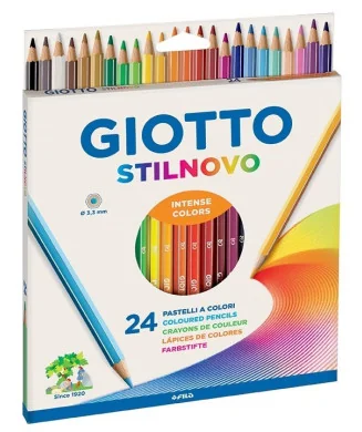 Caixa 24 Lápis de Cor Giotto Stillnovo 256600