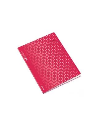 Caderno A4 Agrafado Capa PP 48fls 90g Triangular Cores Sortidas Pautado