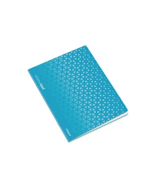 Caderno A4 Agrafado Capa PP 48fls 90g Triangular Cores Sortidas Pautado