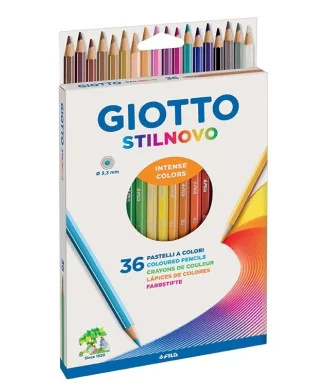 Caixa 36 Lápis de Cor Giotto Stillnovo 256700