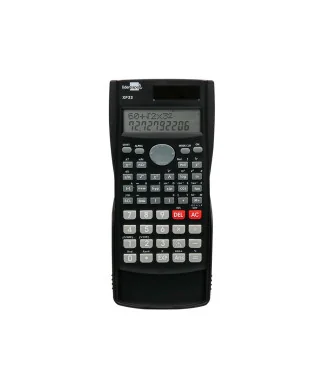 Calculadora Cientifica Liderpapel XF33 Preta 12 Dígitos 240 Funções C/ Tampa