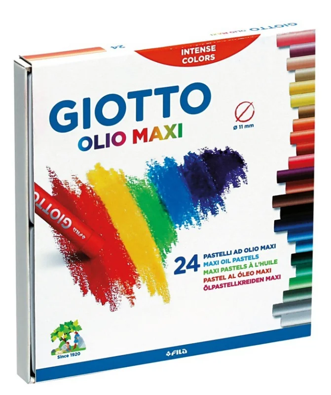 Caixa c/24 Lápis de Pastel Óleo Giotto 293100